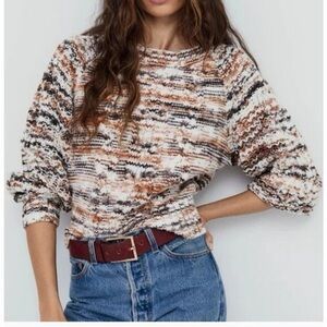 Vici Multicolor Textured Sweater